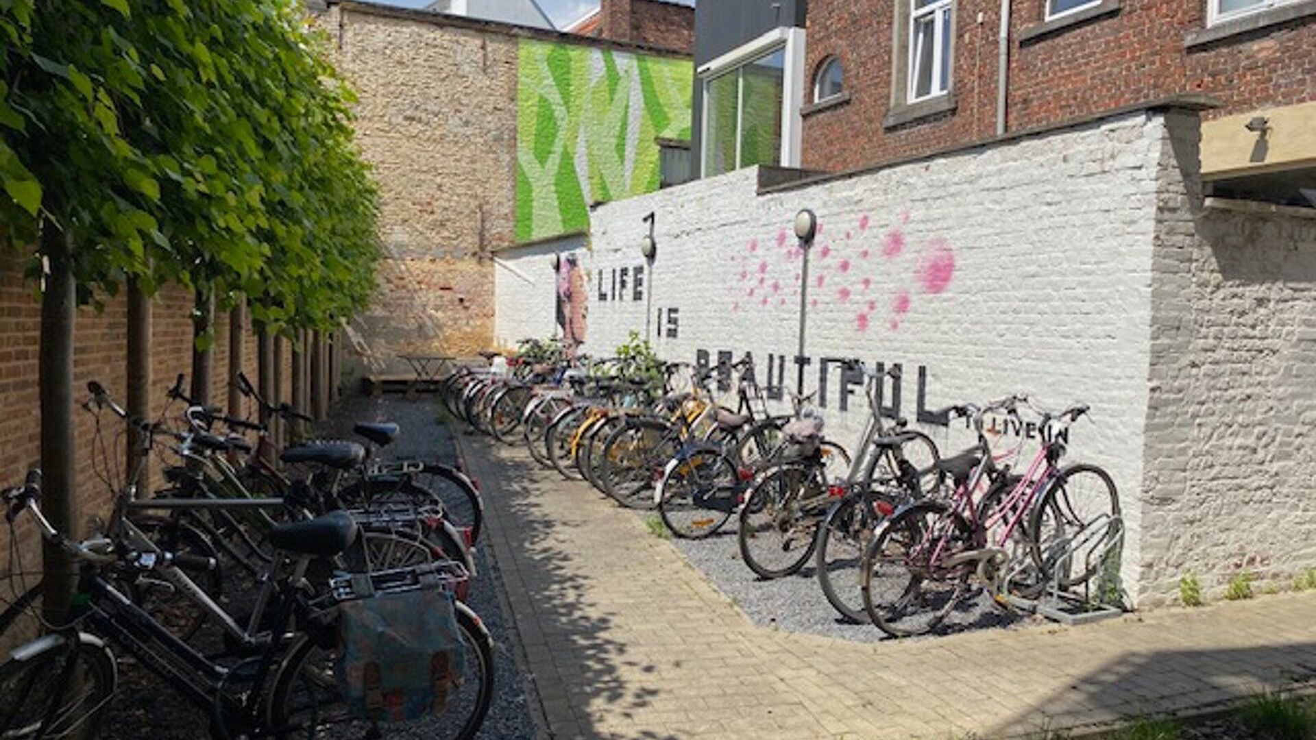 Résidence étudiante très centrale, dispose d'environ 30 chambres d'étudiants avec salle de bain privée dans la Vaartstraat. Aménagement : chambre/étude avec lit, bureau et chaise de bureau, réfrigérateur, armoire et salle de bain privée avec lav