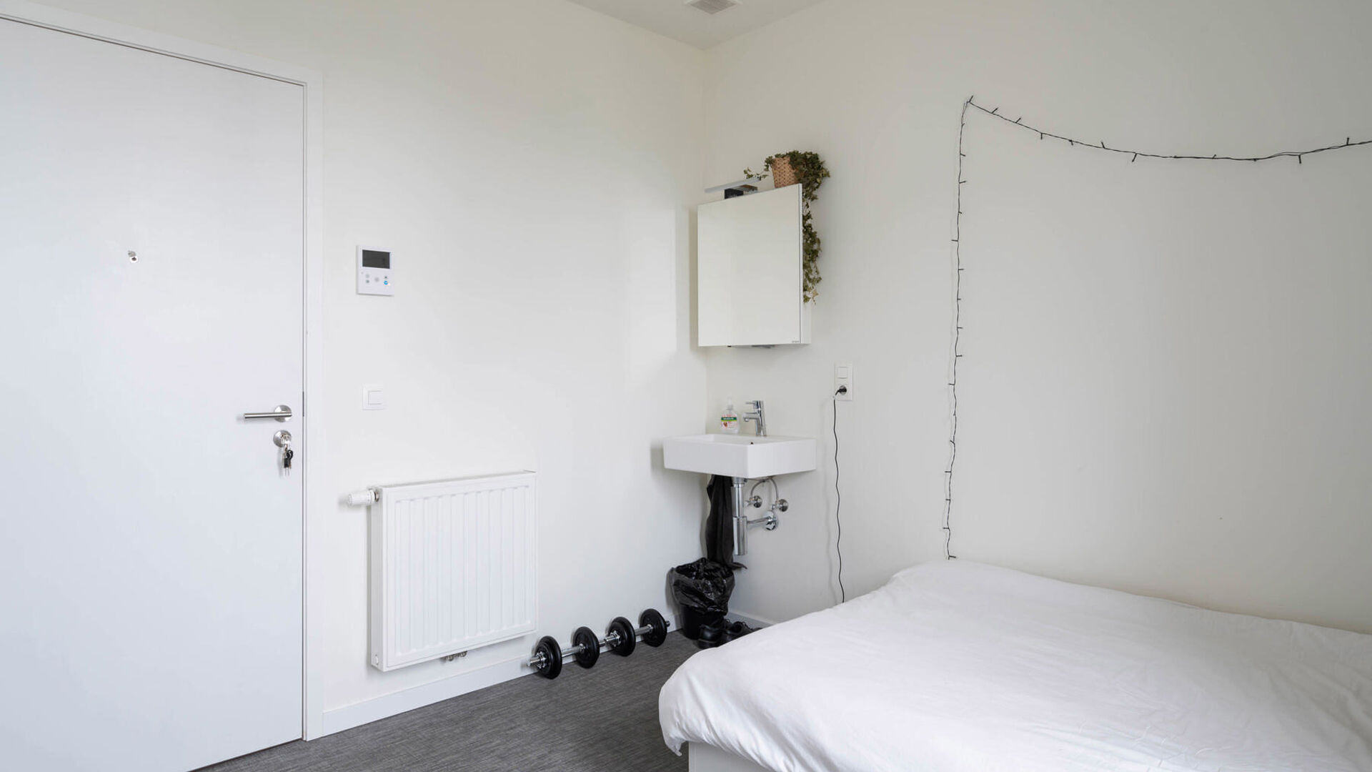 Student room located in a cozy student residence in a prime location. This room is furnished and the sanitary facilities (shower and toilet) are shared with the other residents.

The rented property includes the following utilities/services, which are sha