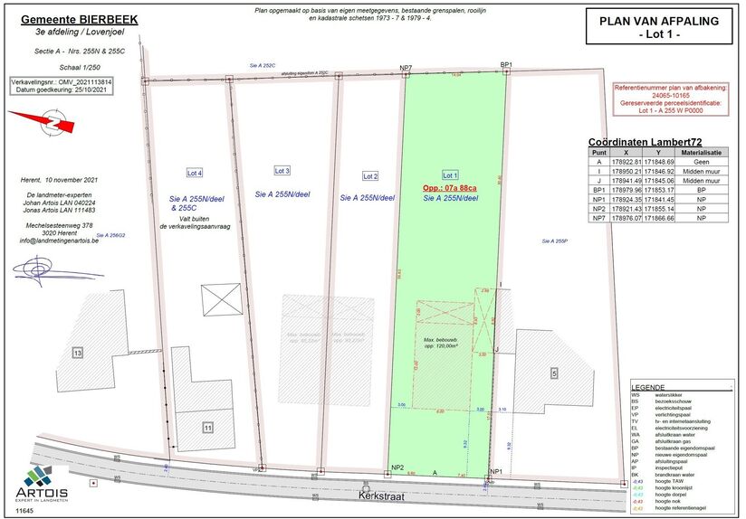 Building ground for sale in Bierbeek