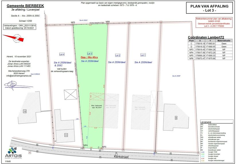 Building ground for sale in Bierbeek