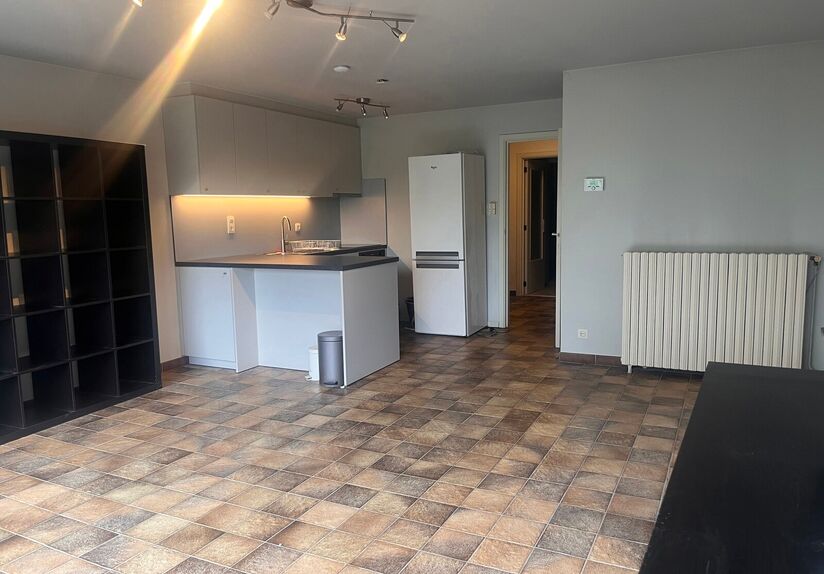 1 slaapkamerappartement gelegen op de derde verdieping aan de Naamsepoort van Leuven. Deze toplocatie is een pluspunt voor een jong startend koppel of alleenstaande dat via deze uitvalhoek alle kanten uit kan. Omvat inkomhal, leefruimte met open NIEUWE ke