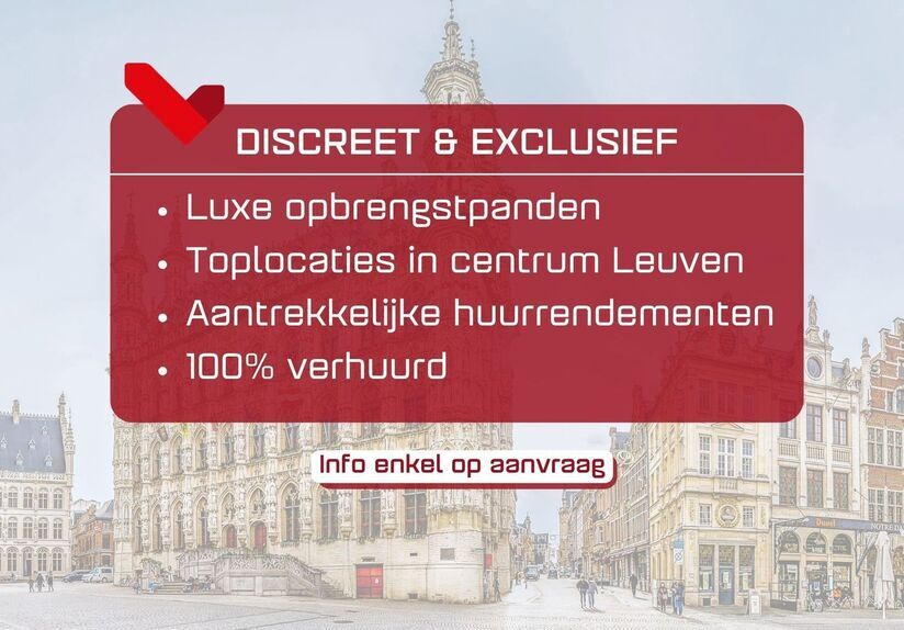 Immeuble &agrave; appartements &agrave; vendre &agrave; Leuven