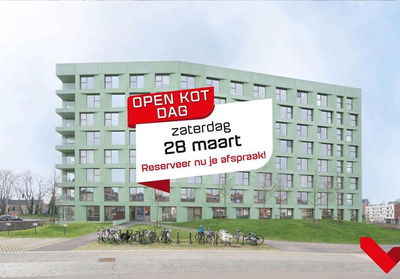 Welkom in deze verzorgde en comfortabele studentenkamer.

De kamer is louter voor individueel gebruik en is bemeubeld met een bed, bureau, stoel, boekenrek, kleerkast en lamellen. Daarnaast beschikt de kamer over eigen sanitair met douche en toilet, evena