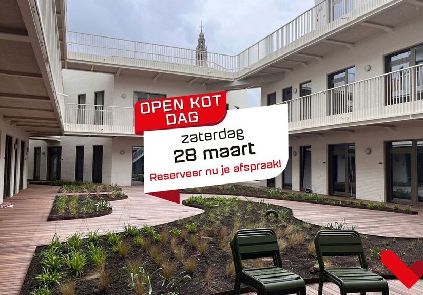 ENKEL VOOR STUDENTEN!

Residentie YOU, in het midden op de Bondgenotenlaan, is de nieuwe hotspot voor studenten. Deze gezellige studio is achteraan gelegen op tuinniveau en meet 28 m&sup2;. De studio omvat een bureau, eettafel, volledig ingerichte keuken, ing